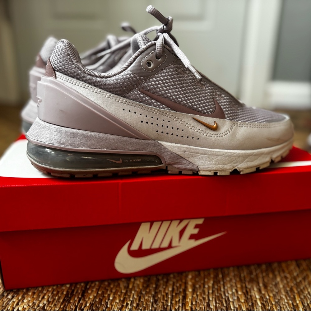 Nike Gray and Brown Sneakers
